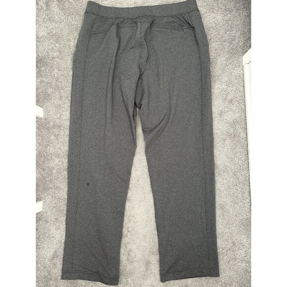 Lululemon Men’s XXL Trainer Pant Luon Relaxed Sweatpants Drawstring Stretch Grey - Picture 11 of 12